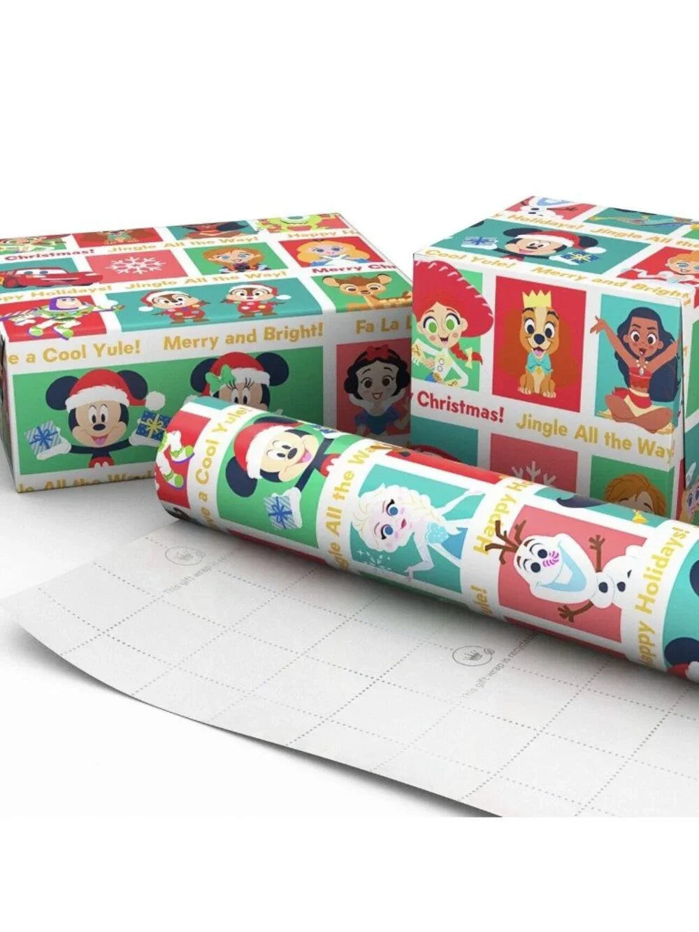 Hallmark Wrapping Paper Disney 100 Years Of Wonder Jumbo Roll Christmas 70 sq ft
